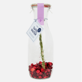 Fruitig tafelwater Kers-cranberry-rozemarijn / Pineut